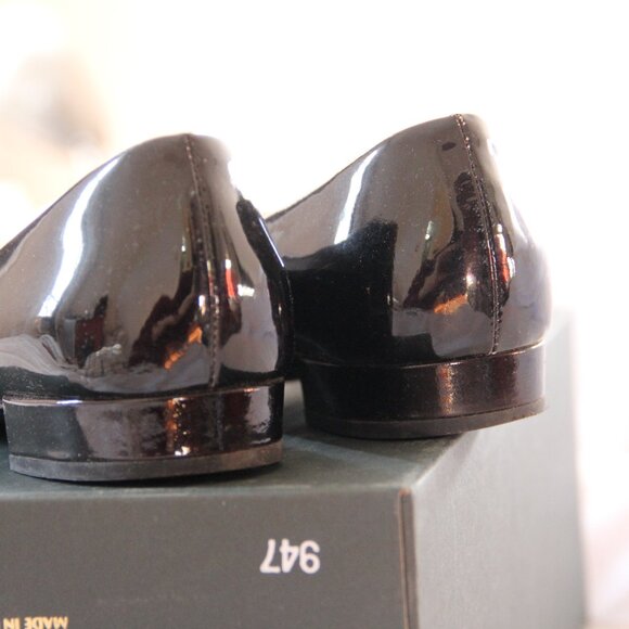Prada Ombre Patent Leather Ballet Flats with Bow Size 35.5 / US 5.5 - Picture 4 of 8